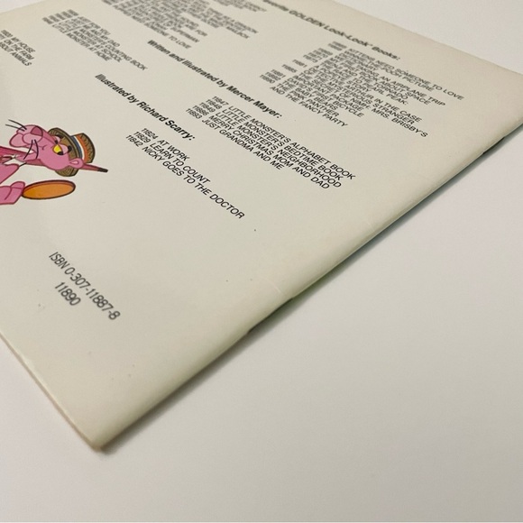 The Pink Panther and the Fancy Party Book A Golden Look Look Book - Picture 7 of 16